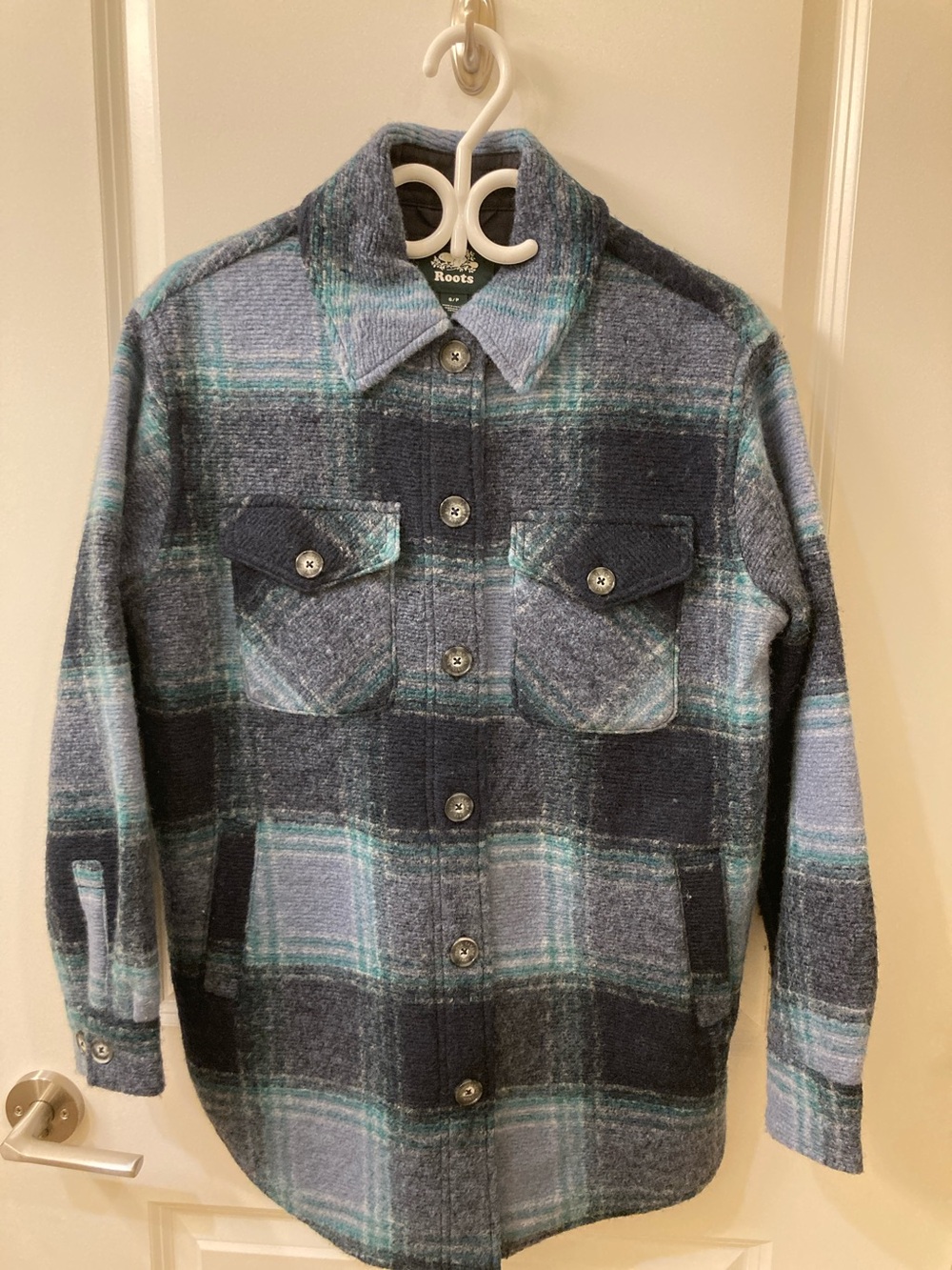 Women’s Roots wool button jacket